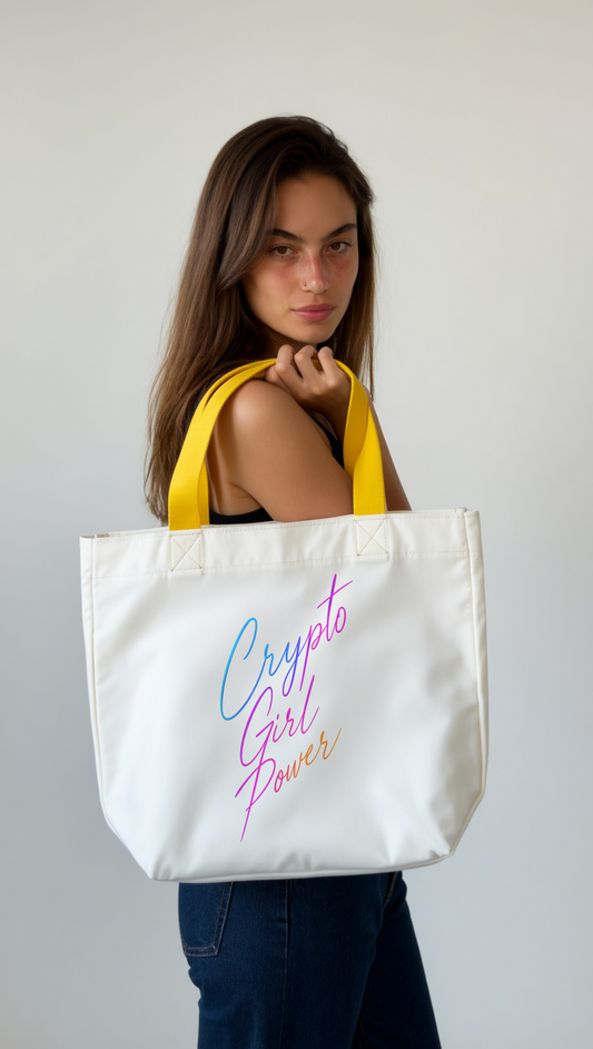 Crypto Girl Power Tote bag